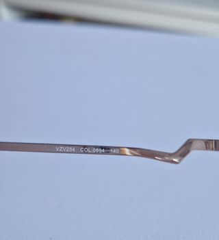 Gafas Zadig & Voltaire Montura Dorada y Roja