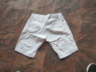 Pantalón corto blanco hombre