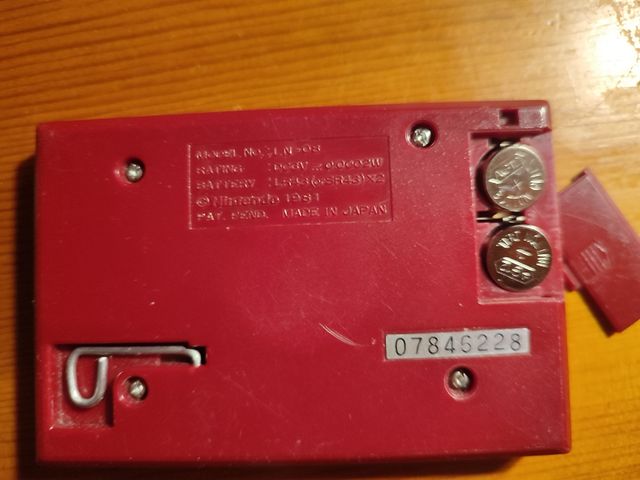 Nintendo Game&Watch Lion 1981 Rojo