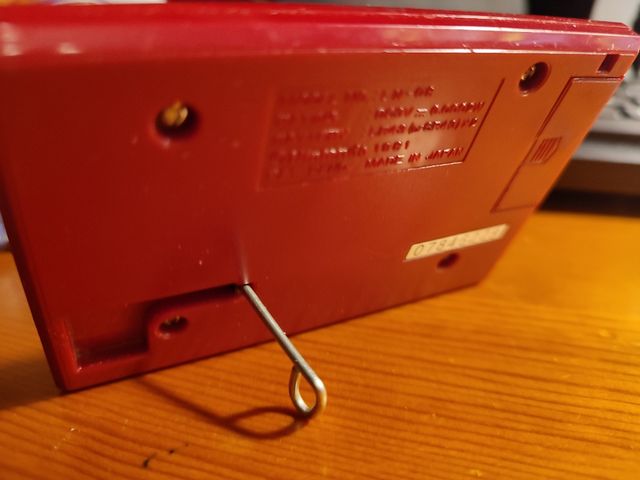 Nintendo Game&Watch Lion 1981 Rojo