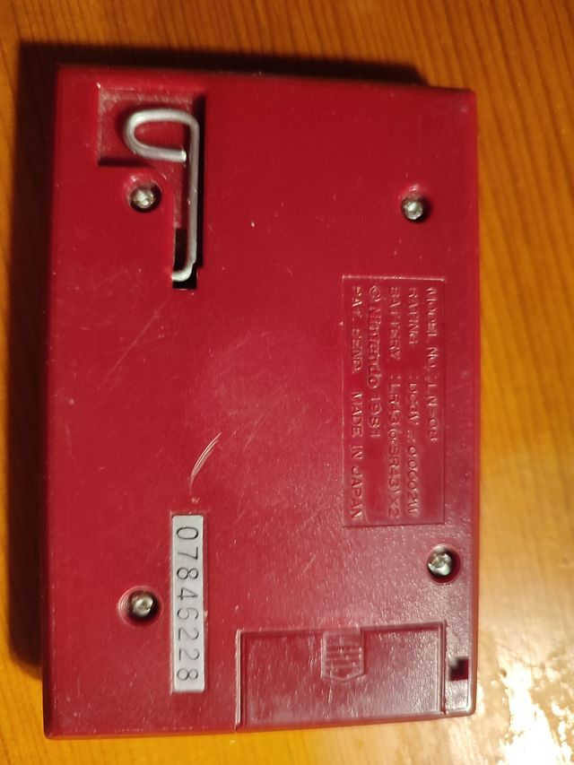 Nintendo Game&Watch Lion 1981 Rojo