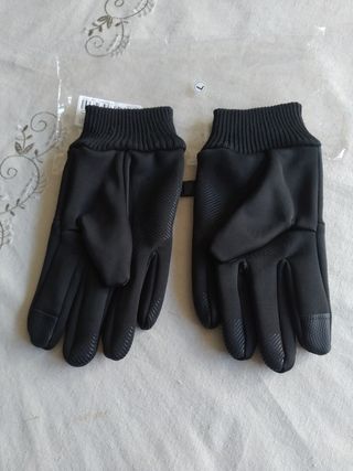 Guantes SPORT negros talla L, multifuncional.