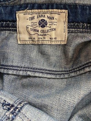 Pantalón Vaquero Estilo Peto Granjero Talla M