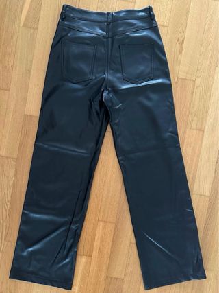 Pantaloni in pelle neri