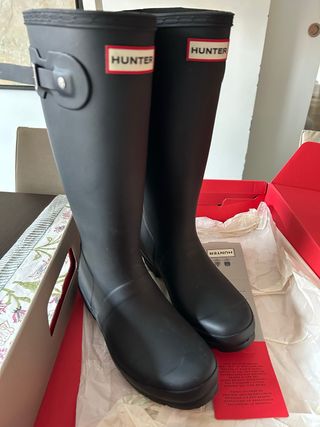 Botas Hunter Negras Talla 36 Nuevas