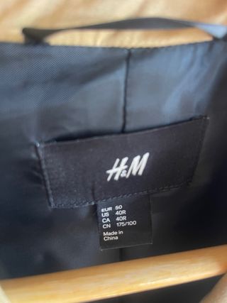 Americana H&M Beige Talla L