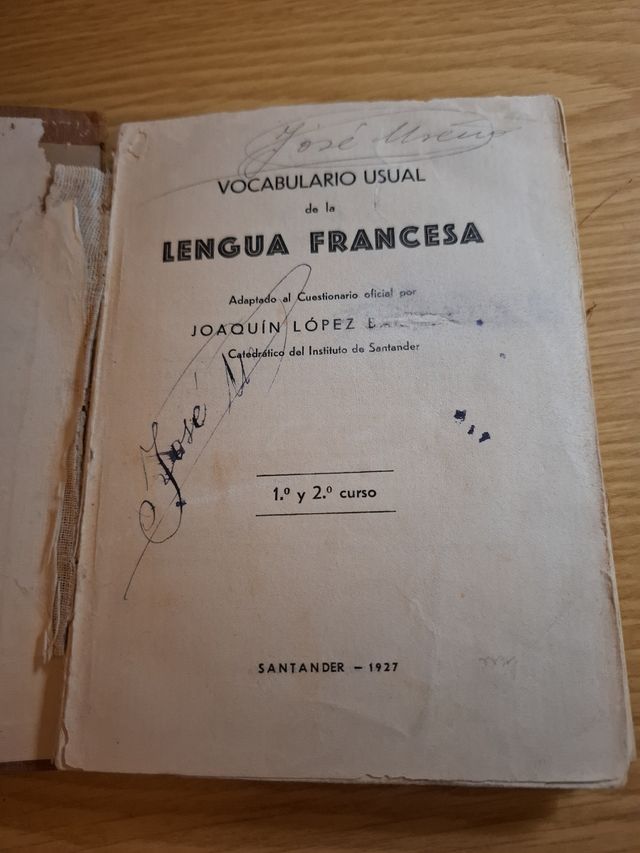 Vocabulario usual de la lengua francesa