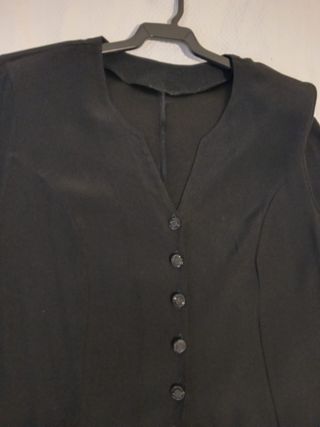 Camisa vintage negra y roja