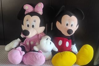 Peluche Mickey y Minnie Mouse