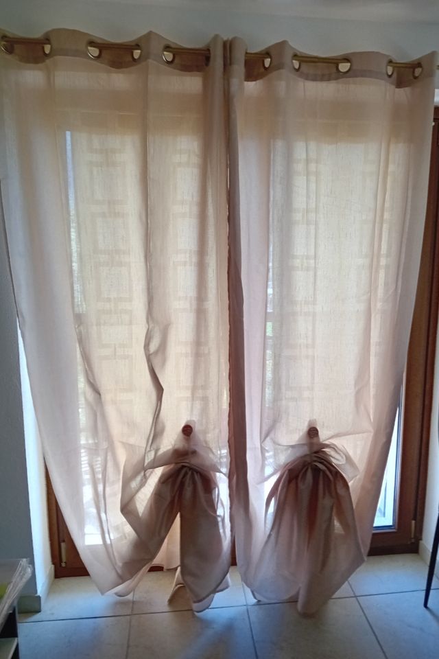 Coppia tendoni champagne dorato