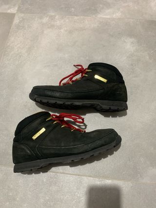 Scarponcini Timberland scamosciati neri