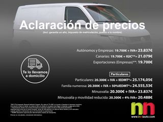 Volkswagen Transporter Furgón Corto TN 2.0 TDI 110kW(150CV)