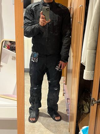 Traje Freeway Moto Talla L Negro