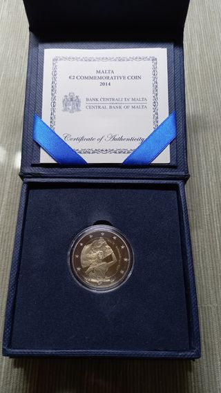 Malta conmemorativa 2€ PROOF