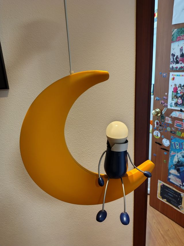 Lámpara techo Luna Infantil bebé