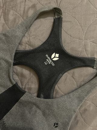 Reggiseno sportivo Even&Odd grigio con cartellino