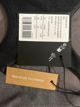 Reggiseno sportivo Even&Odd grigio con cartellino