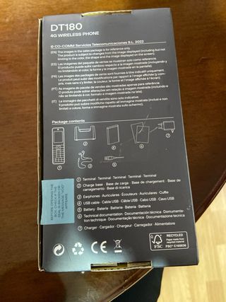 Teléfono Inalámbrico Cocomm DT180 4G