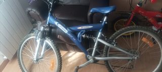 Bicicleta infantil Ricky Zoom roja y otra azul