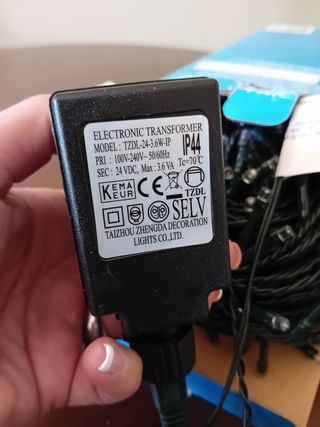 Luci LED natalizie Carrefour 24 metri