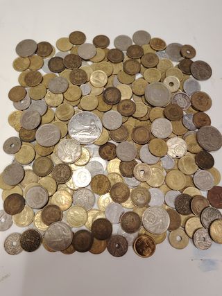 Lote monedas España y duro 1870