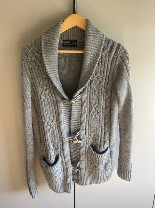 Jersey de punto Pull&Bear gris talla M
