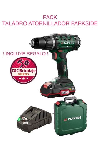 Taladro atornillador Parkside 20 voltios nuevo 