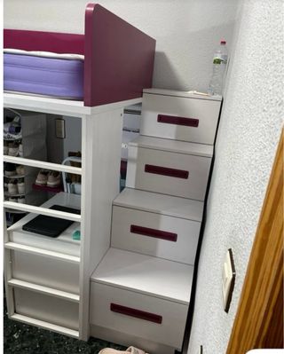 Litera de madera matiza (precio negociable )