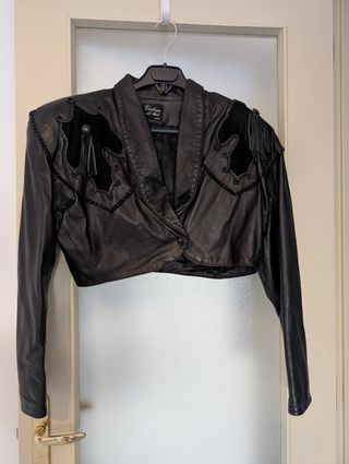 Chaqueta de cuero vintage Gudrun del Moral