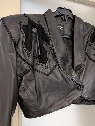 Chaqueta de cuero vintage Gudrun del Moral