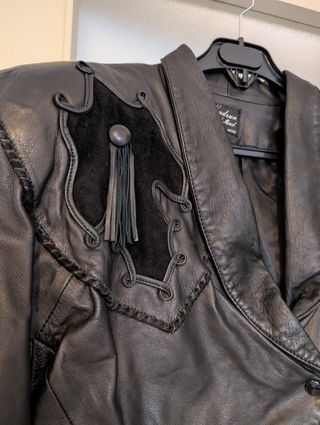 Chaqueta de cuero vintage Gudrun del Moral