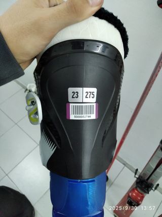 Botas de ski niño azul y negro