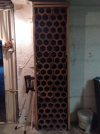 Botelleros de cerámica rústicos 820huecos solo tra