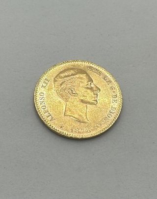 Moneda de oro de 21,6k, 7.97 g.