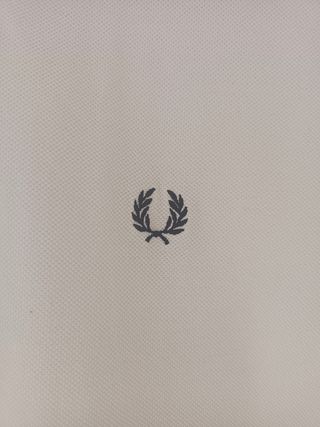 Polo Fred Perry Blanco Talla M