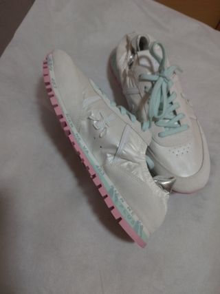 Zapatillas Premiata Blancas y Rosas