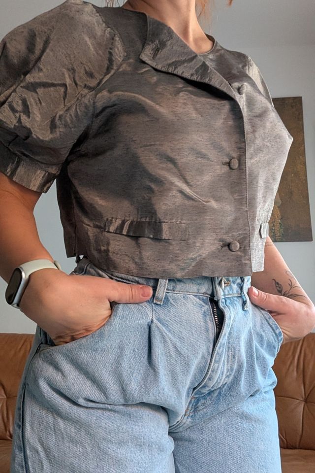 Camisa Giorgio Armani vintage gris M