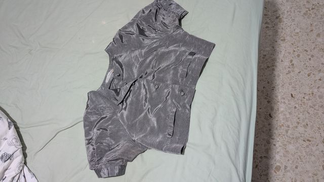 Camisa Giorgio Armani vintage gris M