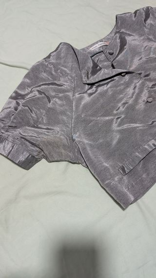 Camisa Giorgio Armani vintage gris M