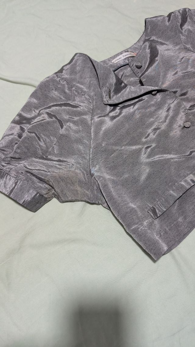 Camisa Giorgio Armani vintage gris M
