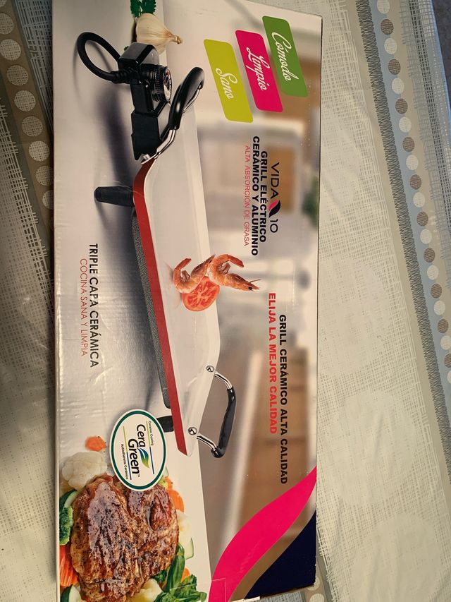 Grill Eléctrico Vida 10 Cerámico