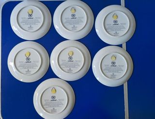 7 Piatti Vintage in Porcellana Villeroy & Boch