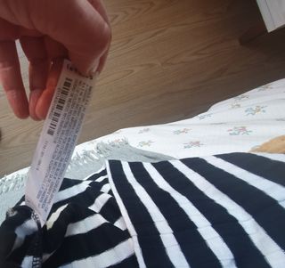 Falda midi de punto Lefties Talla S.