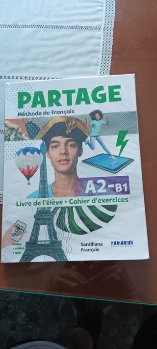PARTAGE A2/B1 LIVRE+CAHIER
