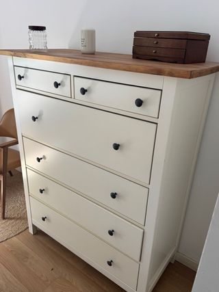 Cómoda Ikea Blanca y Madera