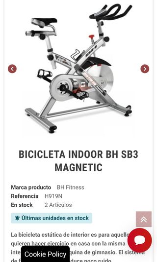 Bicicleta BH SB3 Magnetic – Indoor Profesional