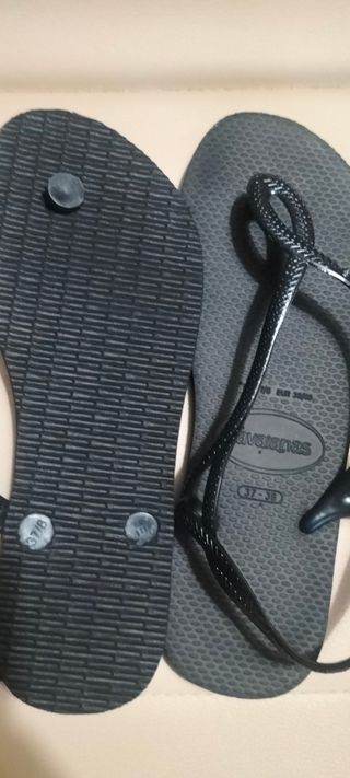 Chanclas Havaianas Negras Talla 37