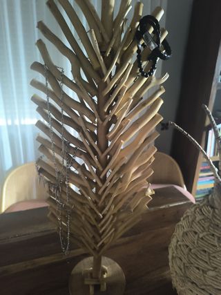 Figura  de tronquitos de madera Grande 80cm