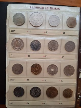 16 monedas: Argelia, Túnez, Libia, Egipto, Maurita