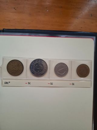 16 monedas: Argelia, Túnez, Libia, Egipto, Maurita